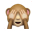 emoji monkey no eyes